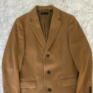 Uniqlo Wool Cashmere Chesterfield Coat - Camel